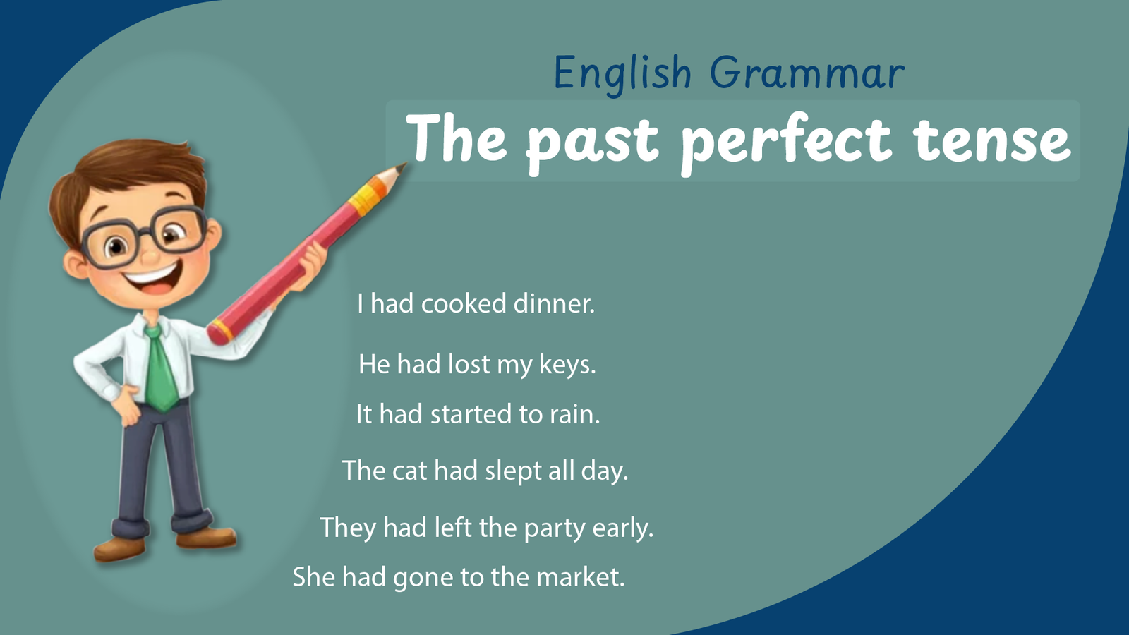 The Past Perfect Tense