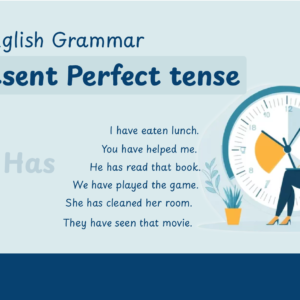 The Present Perfect Tense