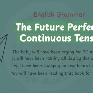 The Future Perfect Continuous Tense